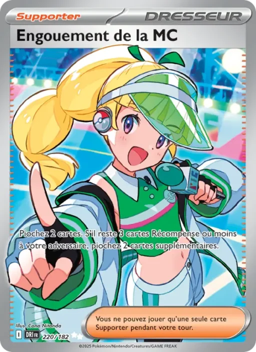 Carte Pokémon Engouement de la MC 220/182 Ultra Rare Rivalités Destinées