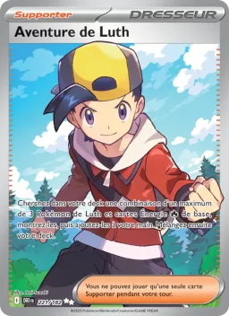 Carte Pokemon Aventure de Luth #221
