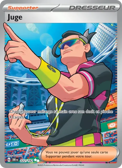 Carte Pokémon Juge 222/182 Ultra Rare Rivalités Destinées
