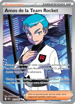 Carte Pokemon Amos de la Team Rocket #223