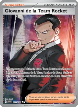 Carte Pokemon Giovanni de la Team Rocket #225