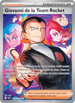 Carte Pokemon Giovanni de la Team Rocket #238