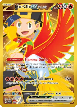 Carte Pokemon Ho-Oh-ex de Luth #239