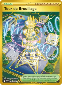 Carte Pokemon Tour de Brouillage #243