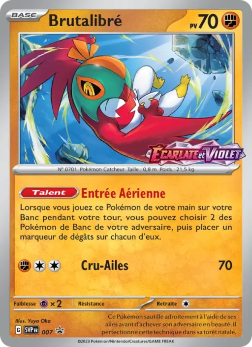 Carte Pokémon Brutalibré 007 Sans Rareté SVP Black Star Promos