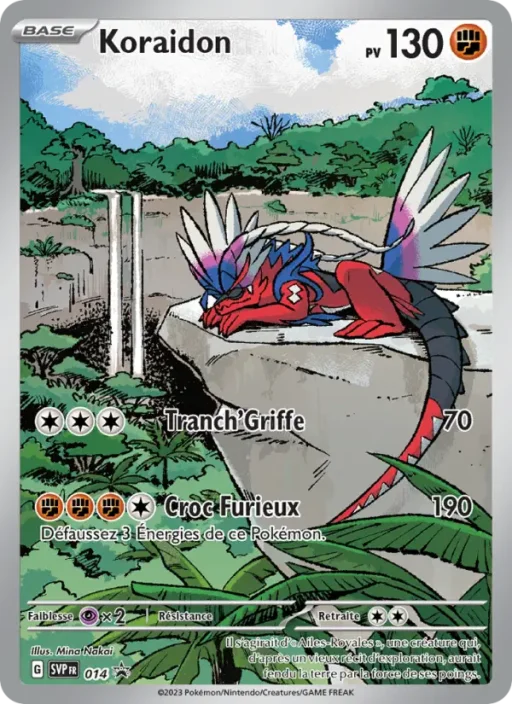 Carte Pokémon Koraidon 014 Sans Rareté SVP Black Star Promos