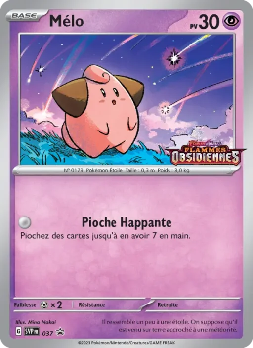 Carte Pokémon Mélo 037 Sans Rareté SVP Black Star Promos