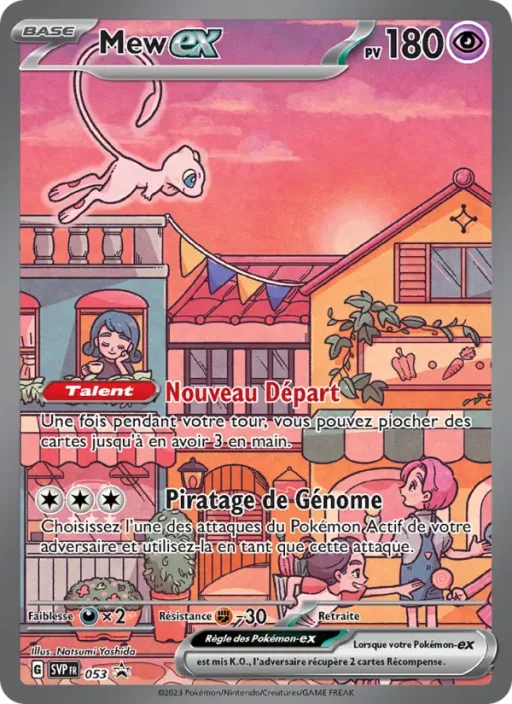 Carte Pokémon Mew-ex 053 Sans Rareté SVP Black Star Promos