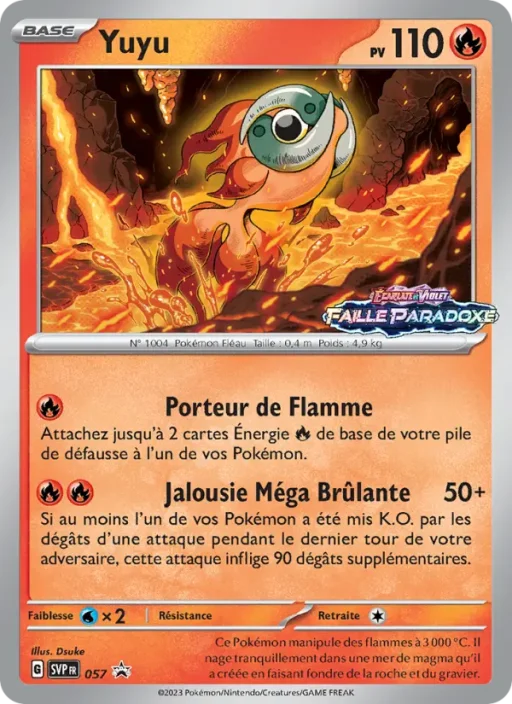 Carte Pokémon Yuyu 057 Sans Rareté SVP Black Star Promos