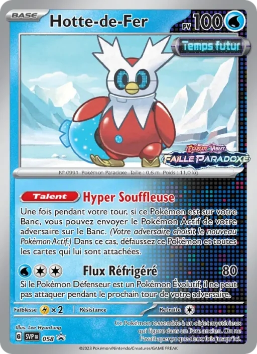 Carte Pokémon Hotte-de-Fer 058 Sans Rareté SVP Black Star Promos