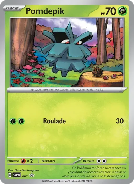 Carte Pokémon Pomdepik 061 Sans Rareté SVP Black Star Promos