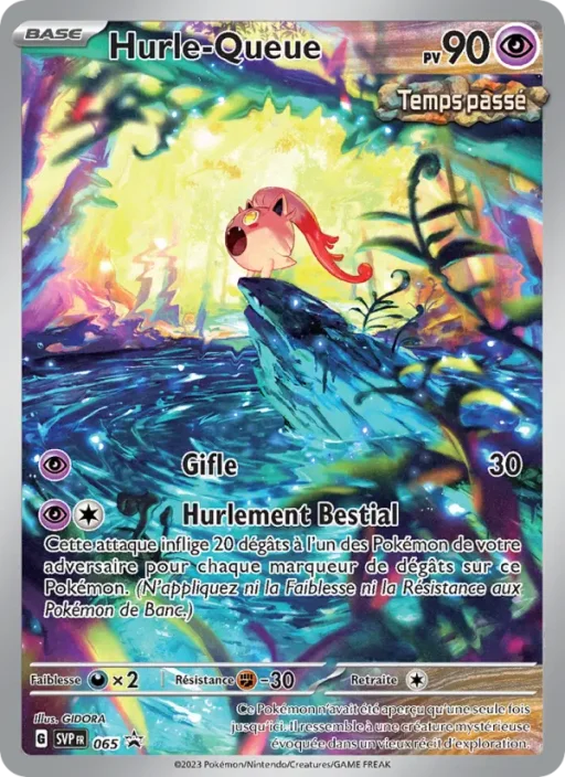 Carte Pokémon Hurle-Queue 065 Sans Rareté SVP Black Star Promos