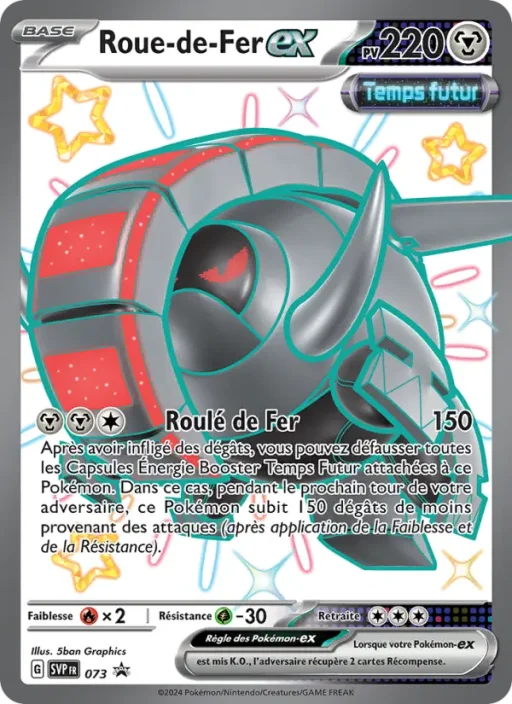 Carte Pokémon Roue-de-Fer-ex 073 Sans Rareté SVP Black Star Promos