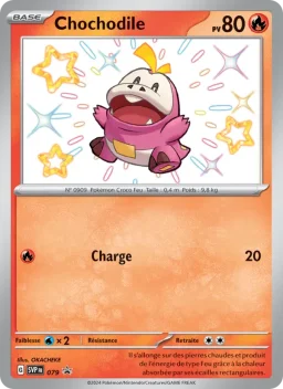 Carte Pokemon Chochodile #079