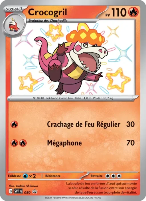Carte Pokémon Crocogril 080 Sans Rareté SVP Black Star Promos
