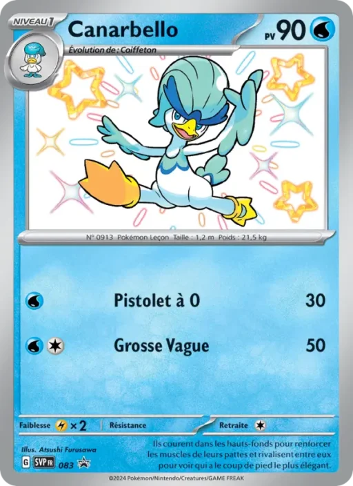 Carte Pokémon Canarbello 083 Sans Rareté SVP Black Star Promos