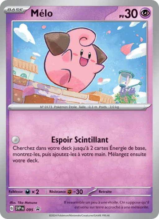 Carte Pokémon Mélo 095 Sans Rareté SVP Black Star Promos