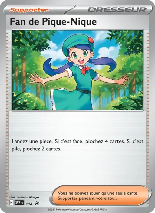 Carte Pokémon Fan de Pique-Nique 114 Sans Rareté SVP Black Star Promos