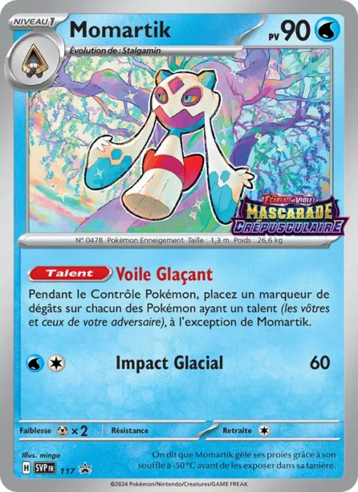 Carte Pokémon Momartik 117 Sans Rareté SVP Black Star Promos
