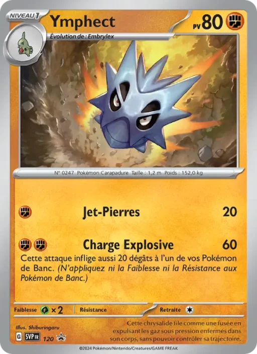 Carte Pokémon Ymphect 120 Sans Rareté SVP Black Star Promos