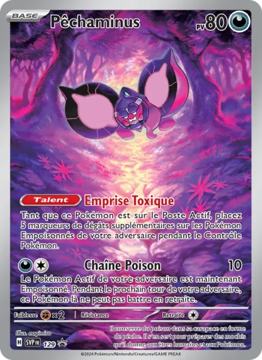 Carte Pokémon Pêchaminus 129 Sans Rareté SVP Black Star Promos