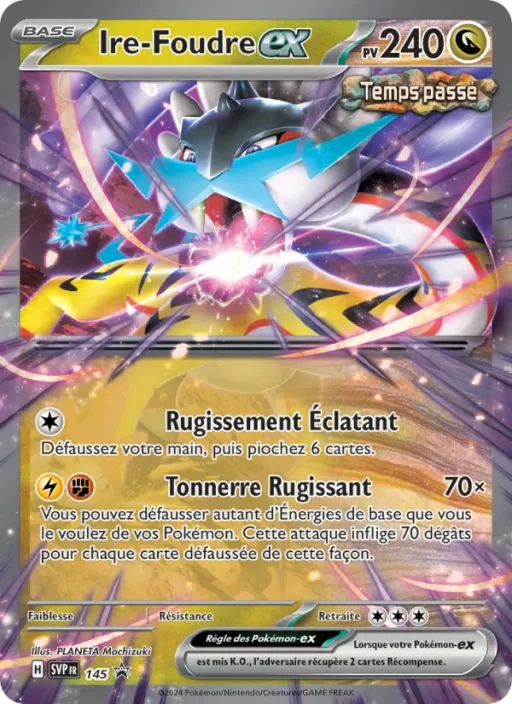 Carte Pokémon Ire-Foudre-ex 145 Sans Rareté SVP Black Star Promos