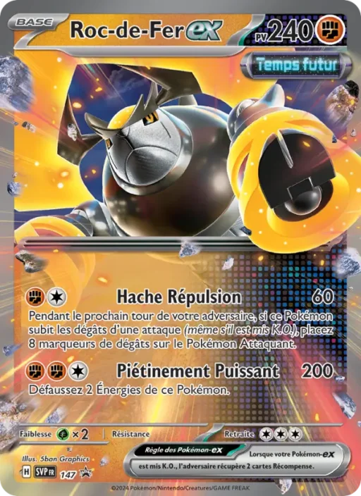 Carte Pokémon Roc-de-Fer-ex 147 Sans Rareté SVP Black Star Promos