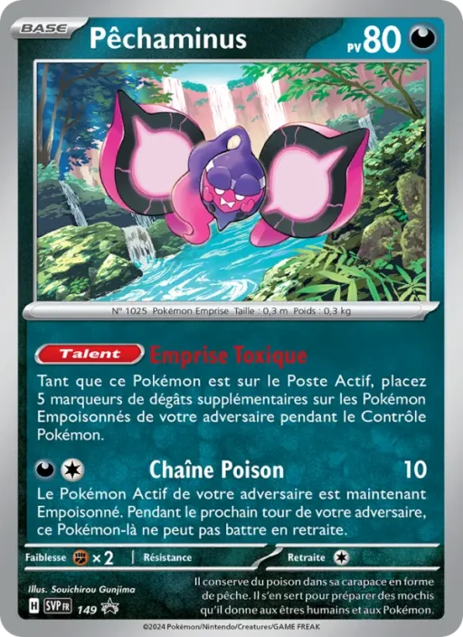 Carte Pokémon Pêchaminus 149 Sans Rareté SVP Black Star Promos