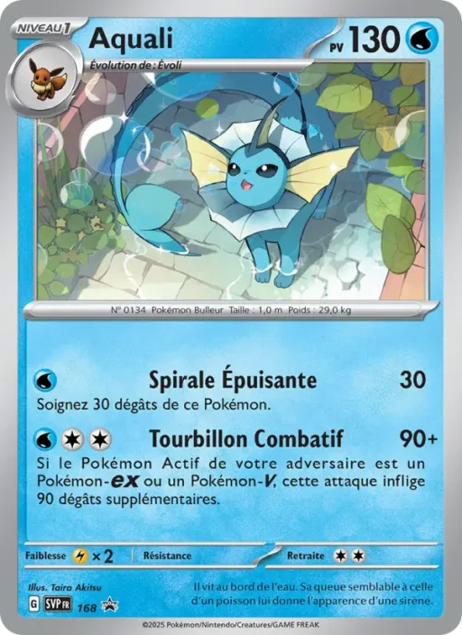 Carte Pokémon Aquali 168 Sans Rareté SVP Black Star Promos