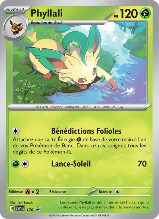 Carte Pokémon Phyllali 170 Sans Rareté SVP Black Star Promos