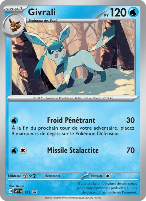 Carte Pokémon Givrali 171 Sans Rareté SVP Black Star Promos
