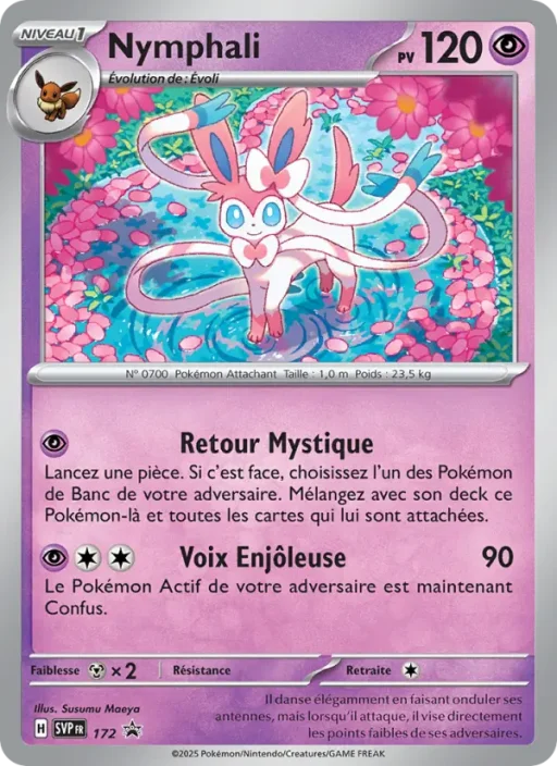 Carte Pokémon Nymphali 172 Sans Rareté SVP Black Star Promos