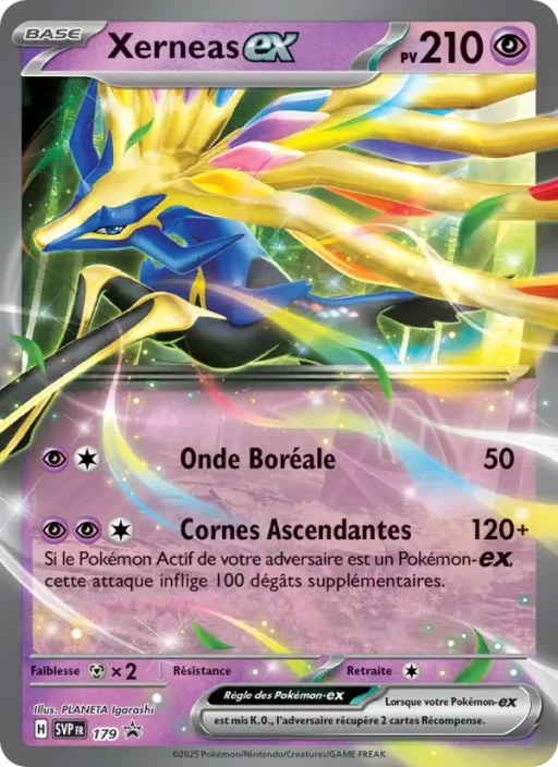 Carte Pokémon Xerneas-ex 179 Sans Rareté SVP Black Star Promos