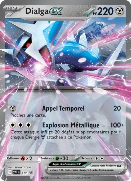 Carte Pokémon Dialga-ex 180 Sans Rareté SVP Black Star Promos