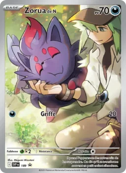Carte Pokemon Zorua de N #189