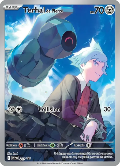Carte Pokémon Terhal de Pierre 207 Sans Rareté SVP Black Star Promos