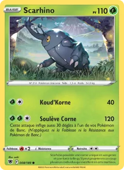 Carte Pokemon Scarhino #008