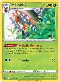 Carte Pokemon Mélokrik #010