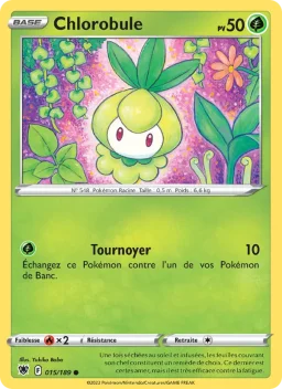 Carte Pokemon Chlorobule #015