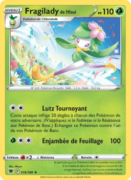 Carte Pokemon Fragilady de Hisui #016
