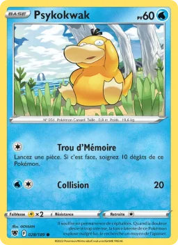 Carte Pokemon Psykokwak #028