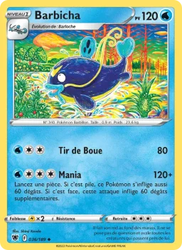 Carte Pokemon Barbicha #036