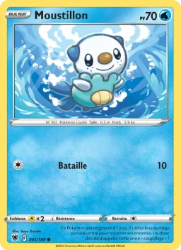 Carte Pokemon Moustillon #041