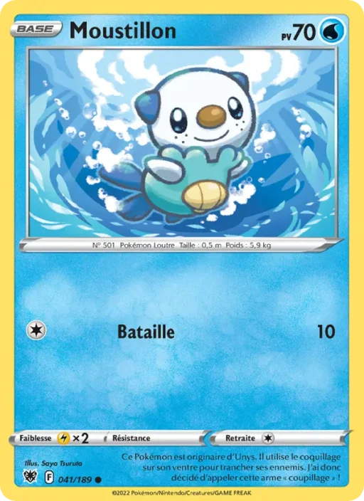 Carte Pokémon Moustillon 041/189 Commune Astres Radieux