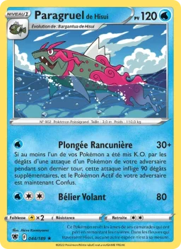 Carte Pokemon Paragruel de Hisui #044