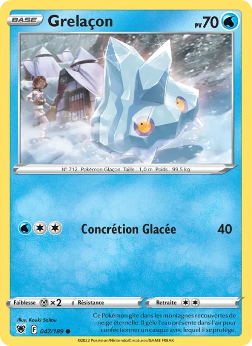 Carte Pokémon Grelaçon 047/189 Commune Astres Radieux