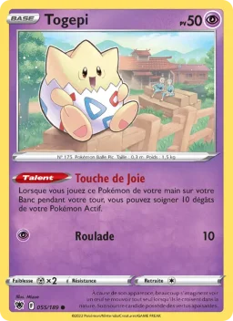 Carte Pokemon Togepi #055