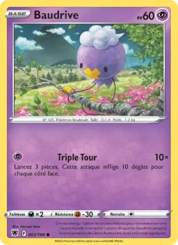 Carte Pokemon Baudrive #063