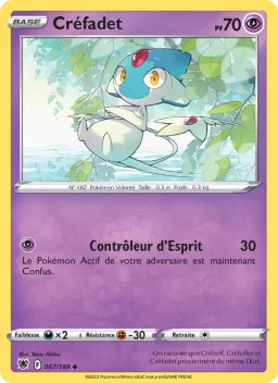 Carte Pokemon Créfadet #067