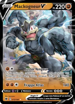 Carte Pokemon Mackogneur V #072